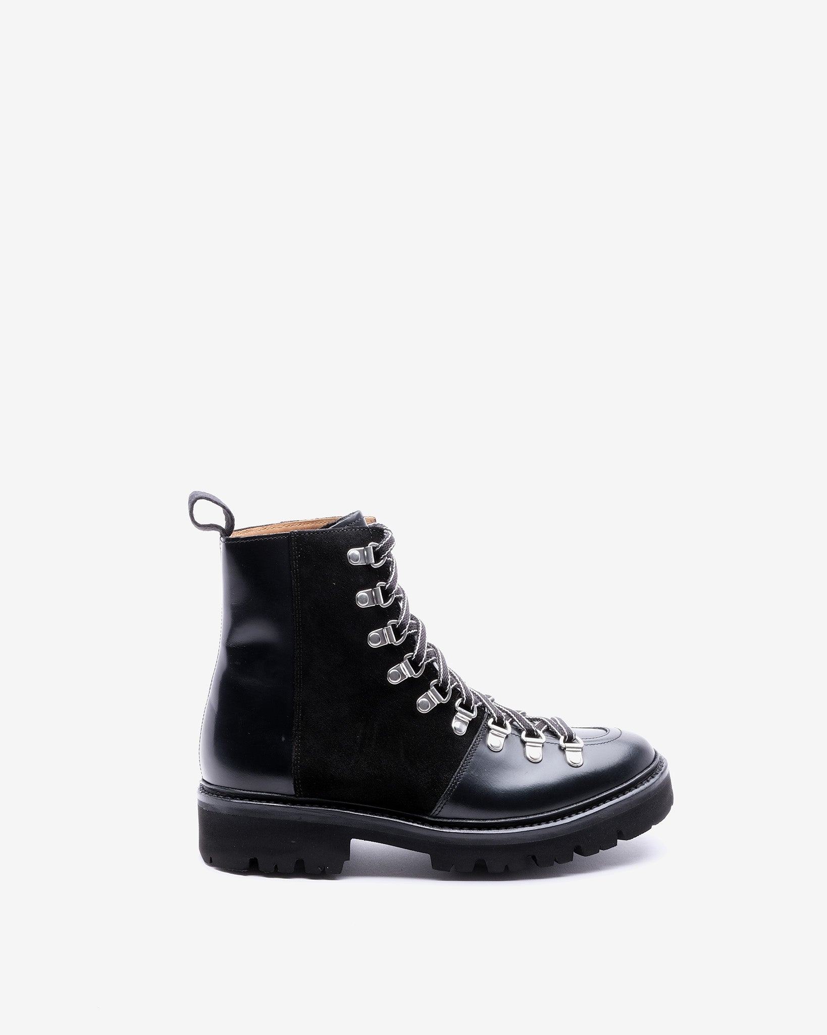 Nanette Black Colorado/Black Suede Leather Boots