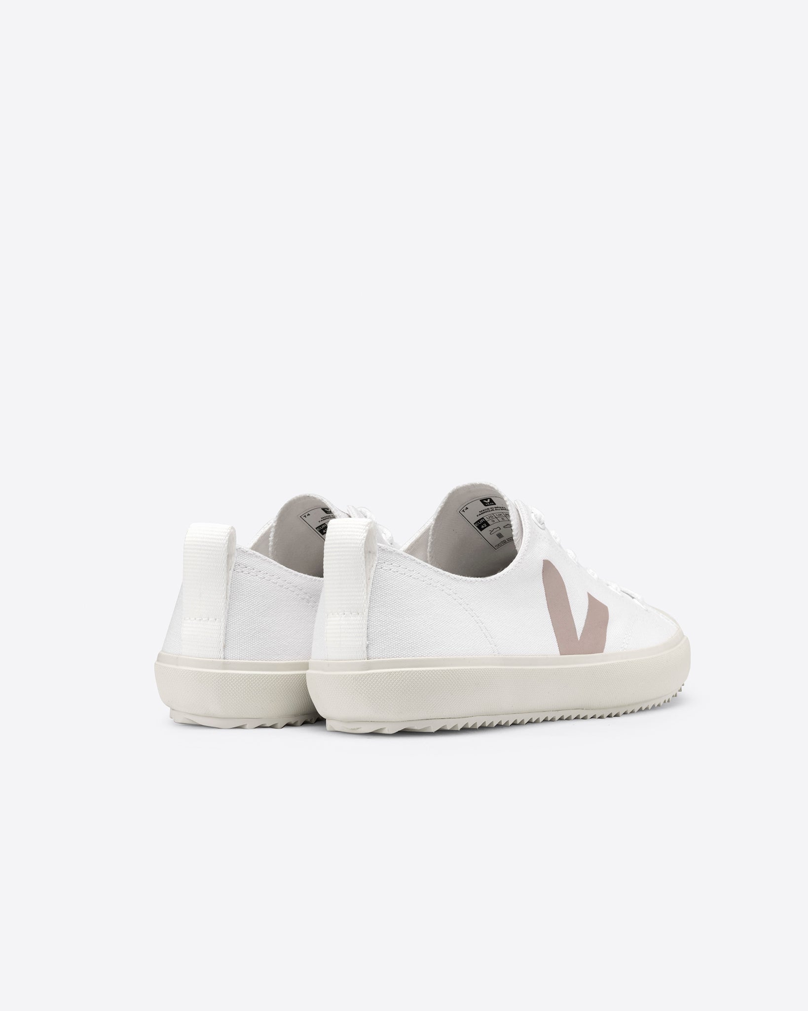 Nova White Babe Canvas Sneakers