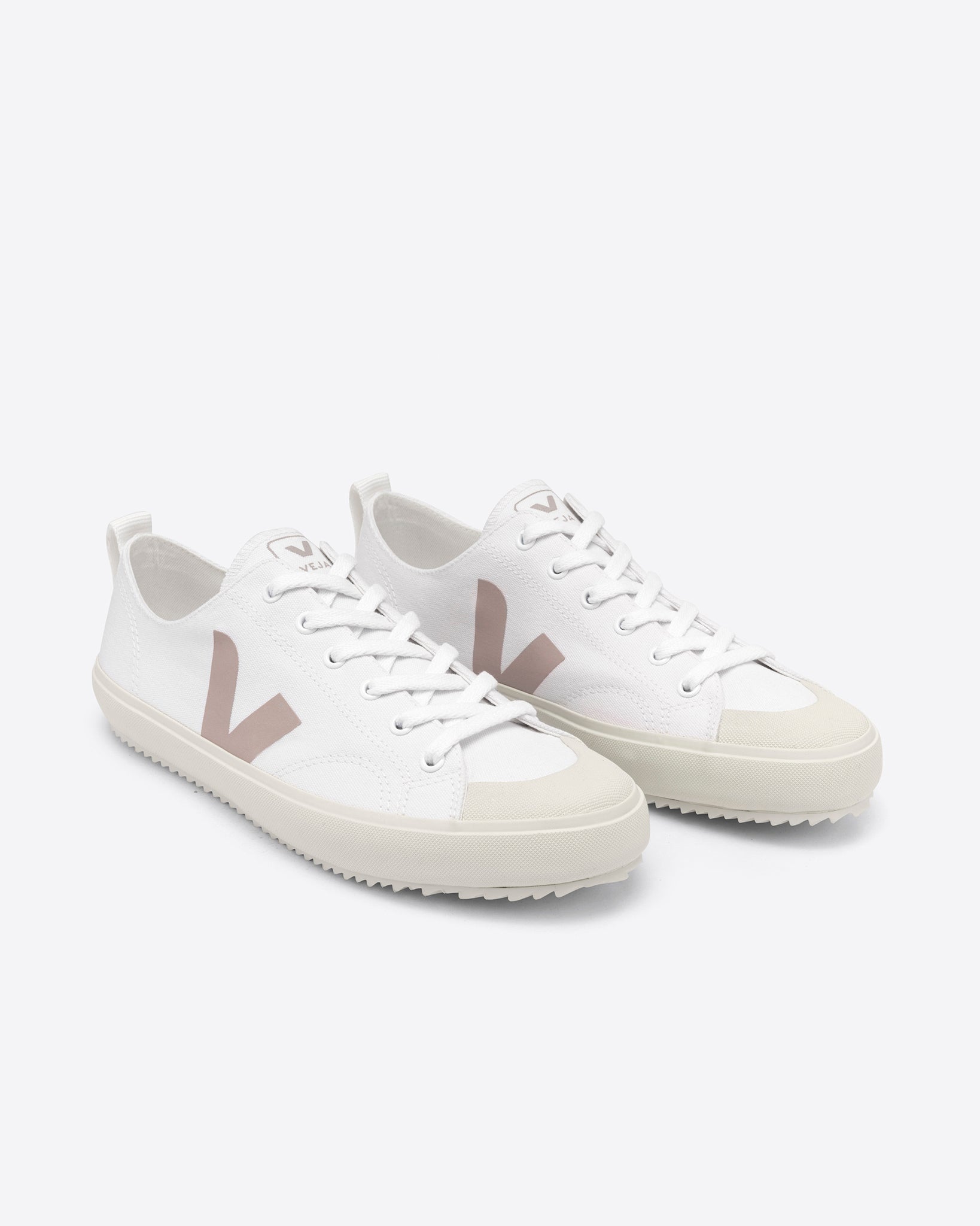 Nova White Babe Canvas Sneakers